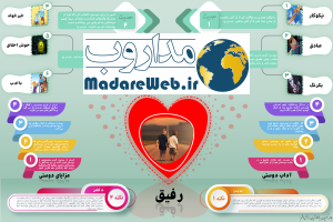 طراحی اینفوگرافیک دوست خوب